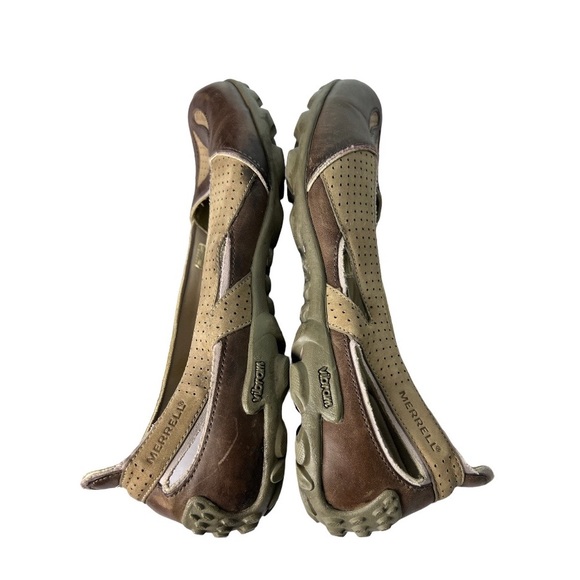 Merrell Oceania Sand Brown and Tan Vibram Ballet Flat Loafer Women's Size 9 - Picture 3 of 15
